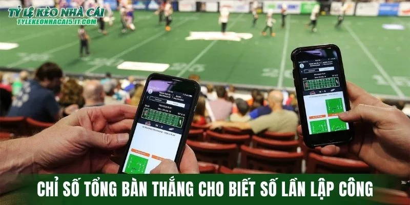 Chỉ số tổng bàn thắng cho biết số lần lập công