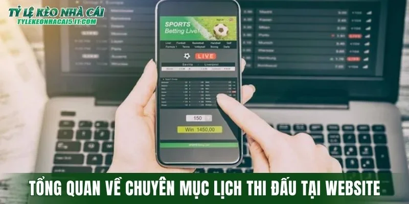 Tổng quan về chuyên mục lịch thi đấu tại website