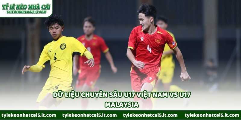 Dữ liệu chuyên sâu U17 Việt Nam vs U17 Malaysia
